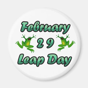 Leap Day Februari 29 Magneet