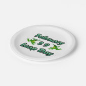 Leap Day Februari 29 Papieren Bordje (Gekanteld)