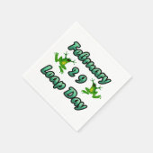 Leap Day Februari 29 Servet (Hoek)