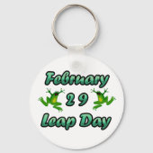 Leap Day Februari 29 Sleutelhanger (Voorkant)