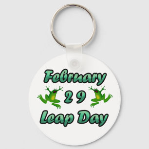 Leap Day Februari 29 Sleutelhanger