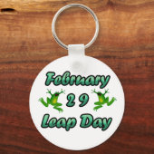 Leap Day Februari 29 Sleutelhanger (Voorkant)