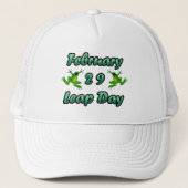 Leap Day Februari 29 Trucker Pet (Voorkant)