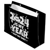 Leap Day Leaper 2024 is mijn jaar 29 feb verjaarda Groot Cadeauzakje (Voorkant Gekanteld)
