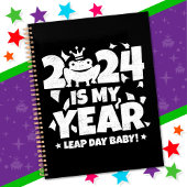 Leap Day Leaper 2024 is mijn jaar 29 feb verjaarda Planner