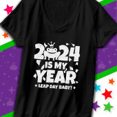 Leap Day Leaper 2024 is mijn jaar 29 feb verjaarda T-shirt