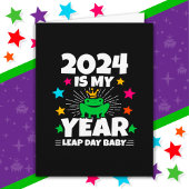 Leap Day Leapling 2024 is mijn jaar feb 29 verjaar Kaart