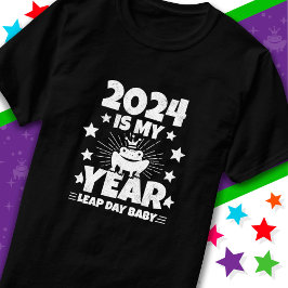 Leap Day Leapling 2024 is mijn jaar feb 29 verjaar T-shirt