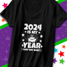 Leap Day Leapling 2024 is mijn jaar feb 29 verjaar T-shirt