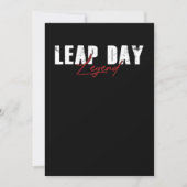 Leap Day Legend Leap Year 29 Kaart (Voorkant)