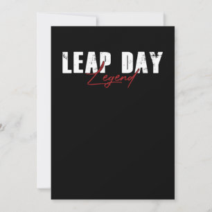 Leap Day Legend Leap Year 29 Kaart