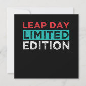 Leap Day Limited Edition 29 februari 2010 Gift Kaart (Voorkant)