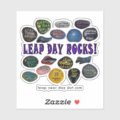 LEAP DAY ROCKS! STICKER (Vel)