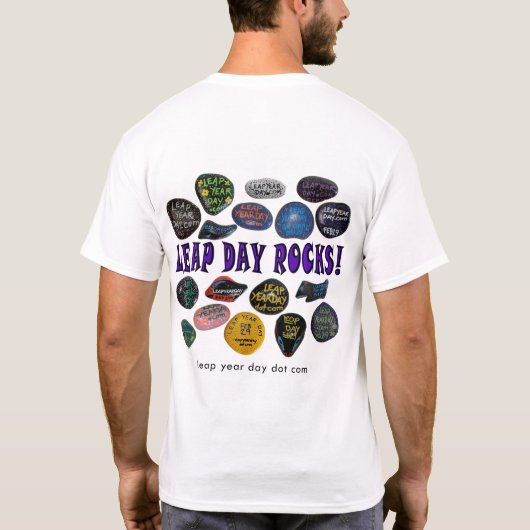 LEAP DAY ROCKS! T-SHIRT (Achterkant)