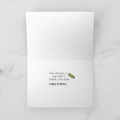 Leap Dog Verjaardag Kaart (Binnen)