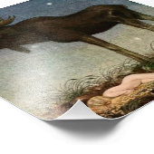 “Leap Finds the Sleeping Princess” door John Bauer Foto Afdruk (Hoek)