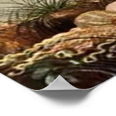 "Leap Finds the Sleeping Princess" van John Bauer Poster (Hoek)