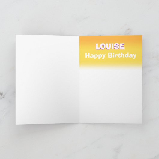 Leap Frog 5 jaar verjaardagskaart aanpassen Kaart (Binnen)