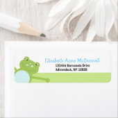 Leap Frog Froggy Custom Adresetiketten (groen) Etiket (Insitu)