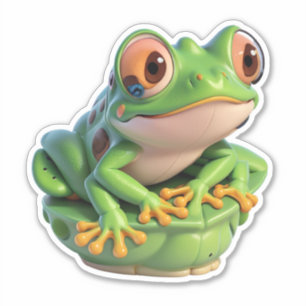 Leap into Happiness met onze Frog Sticker Packs