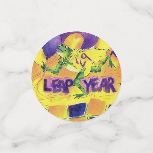 LEAP-JAAR CONFETTI (Kleine voorkant)