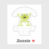 Leap Jaar Verjaardag Meisje Funny Pun Sticker (Vel)