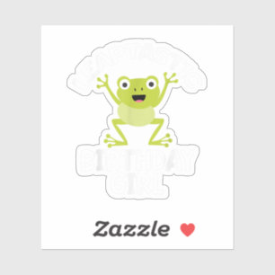 Leap Jaar Verjaardag Meisje Funny Pun Sticker