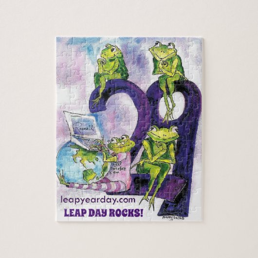 LEAP JAARDAG FEBRUARI 29 LEGPUZZEL (Verticaal)