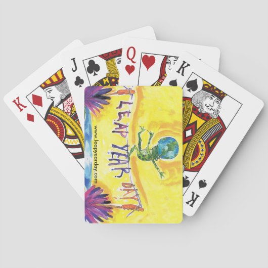 LEAP-JAARDAGSE BALANCERECHT POKERKAARTEN (Achterkant)
