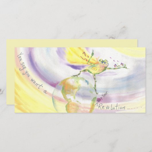 LEAP-JAARREVOLUTIE BEDANKKAART (Voorkant / Achterkant)