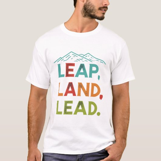 Leap, Land, Lead: Soar to Success T-shirt (Voorkant)