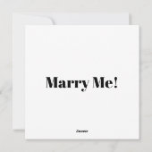 Leap of Faith huwelijksaanzoek Kaart (Achterkant)