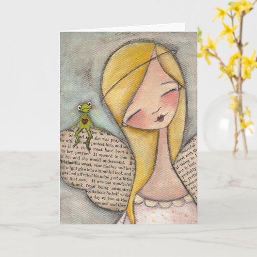 Leap of FAith - Wenskaart Kaart (Gele Bloem)