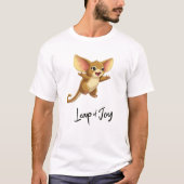 Leap of Joy - Geanimeerd Sugar Glider Art Shirt (Voorkant)