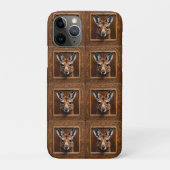 Leap of Natuur: een kangoeroe houtprint Case-Mate iPhone Case (Achterkant)