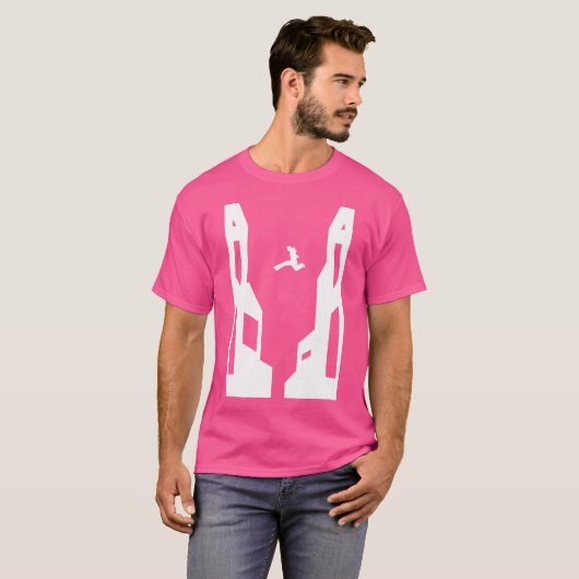 Leap Of Skill Freerunning Parkour T-shirt (Voorkant volledig)