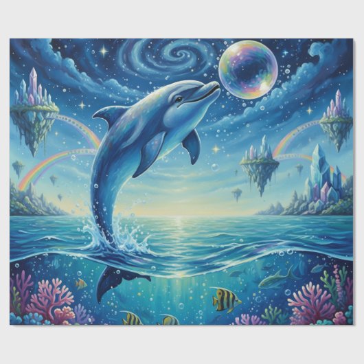 Leap of wonder cadeaupapier (Vlak)