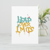 Leap Over Limits T-shirt Kaart (Staand voorkant)