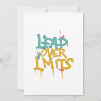 Leap Over Limits T-shirt Kaart