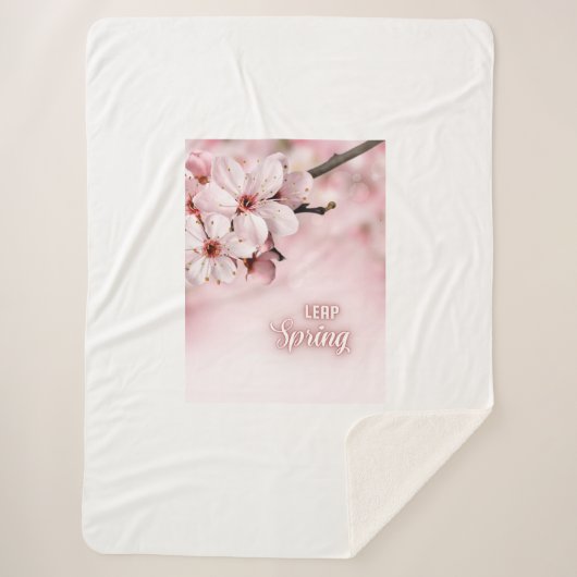 LEAP Spring Sherpa Deken (Voorkant)