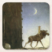 Leap the Elk en Prinses Tuvstarr Kartonnen Onderzetters (Voorkant)