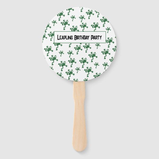 Leap Verjaardag 29 februari Leaper Handwaaier (Voorkant)