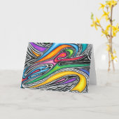 Leap Wenskaart Kaart (Gele Bloem)