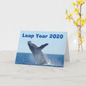 Leap Year 2020 Kaart (Gele Bloem)