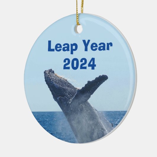 Leap Year 2024 Keramisch Ornament (Links)