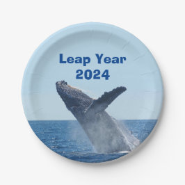 Leap Year 2024 Papieren Bordje