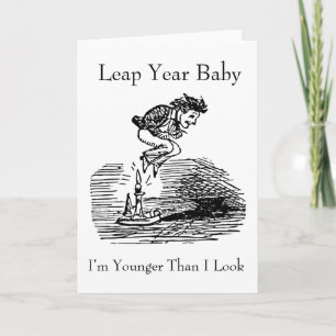 Leap Year Baby Kaart