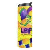 Leap Year-ballonnen Thermosbeker (Gedraaid links)