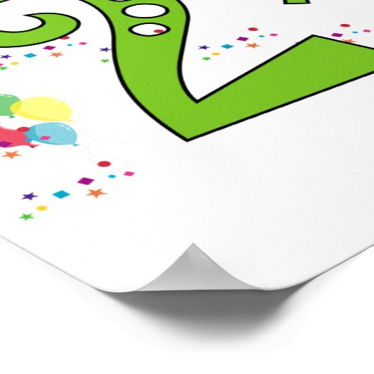 Leap Year Birthday feb. 29 Poster (Hoek)