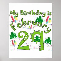 Leap Year Birthday feb. 29
